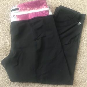 Lululemon Run Inspire Crops Size 8 USED